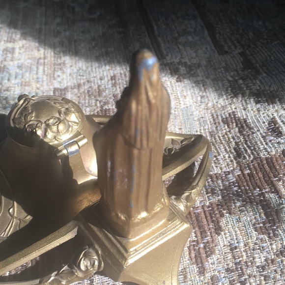 Antique St. Therese Inkwell - Picture 7 of 7